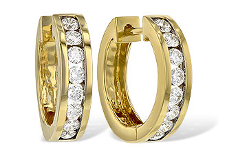 A055-84259: EARRINGS 1 CT TW