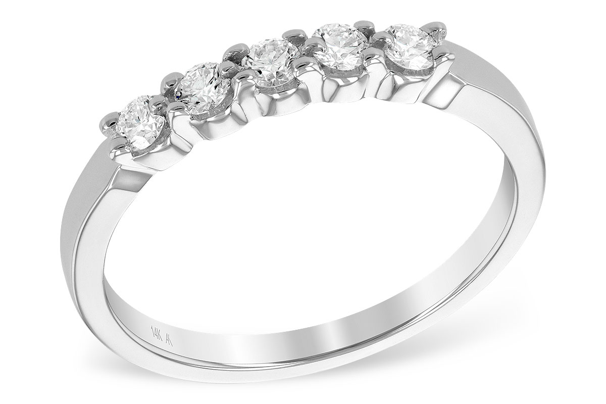 A240-40559: LDS DIA WED RG .25 TW (5 STONES)