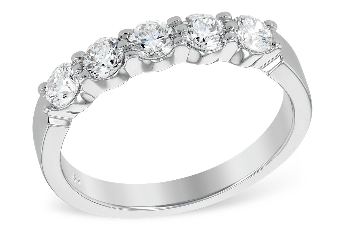 A241-35131: LDS DIA WED RG .75 TW (5 STONES)