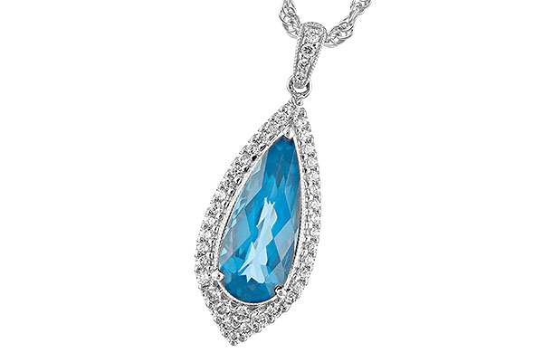 A244-03295: NECK 2.40 BLUE TOPAZ 2.65 TGW