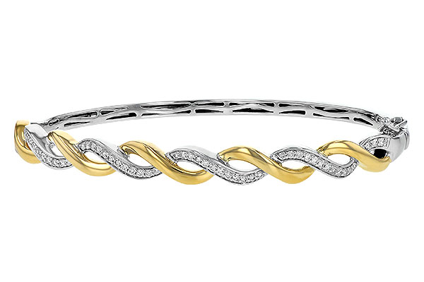 A244-05140: BANGLE BRACELET .42 TW