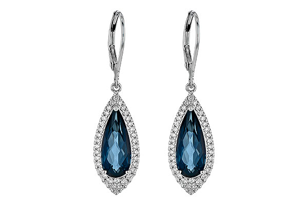 A244-92368: EARR 5.05 LONDON BLUE TOPAZ 5.42 TGW