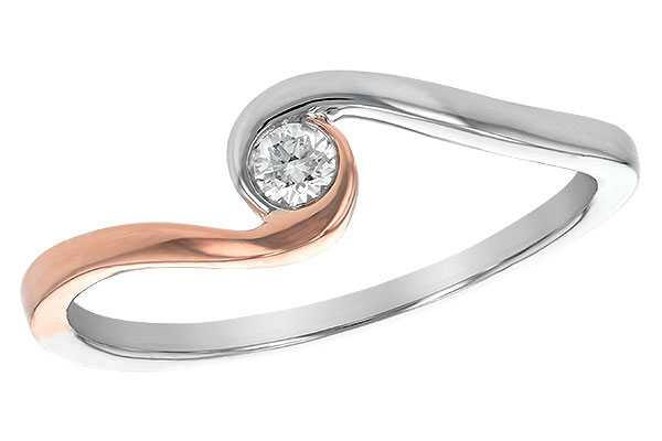 A244-96968: C244-05104 W/ ROSE GOLD TRIM .07 BR