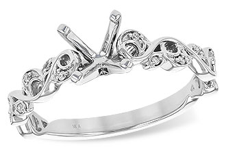 A244-96986: LDS SEMI DIA RG .04 TW