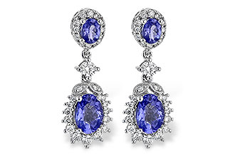 A244-96995: EARR 1.80 TW TANZANITE 2.33 TGW