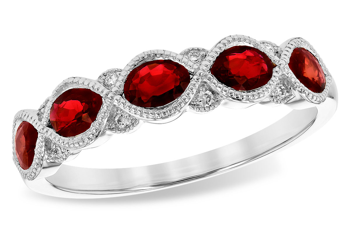 A244-98731: LDS WED RG 1.00 RUBY 1.04 TGW