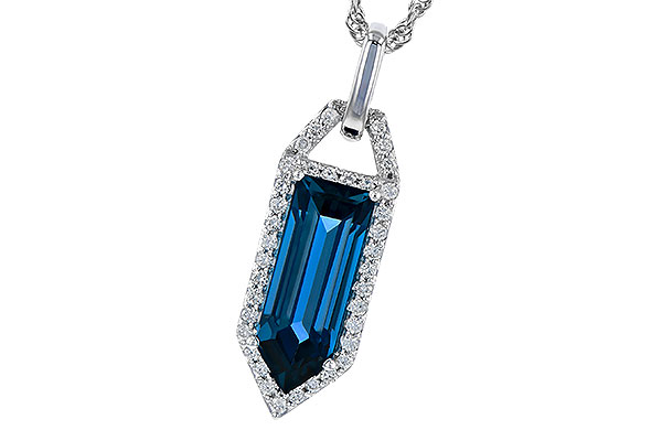 A327-66004: NECK 2.95 LONDON BLUE TOPAZ 3.12 TGW