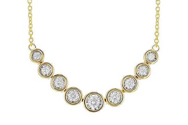 A327-66968: NECKLACE .75 TW