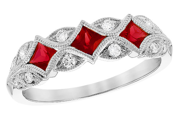 A327-66977: LDS WED RG .55 RUBY .70 TGW