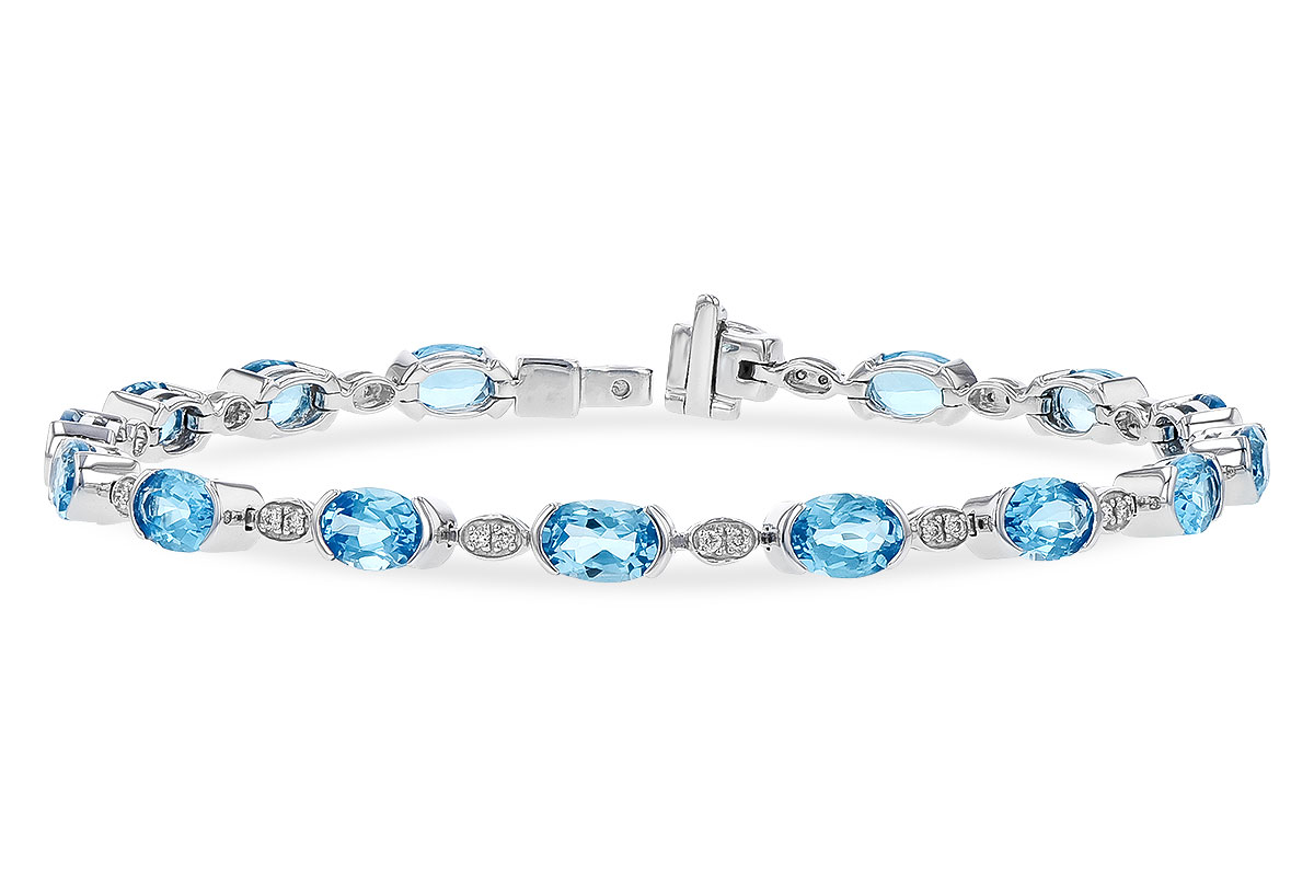 A328-55095: BRACELET 7.80 SWISS BLUE TOPAZ 7.96 TGW