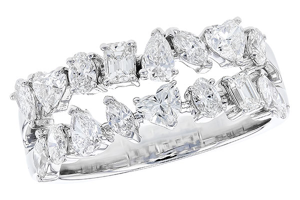 A328-57868: LDS DIA WED RG 1.38 TW FANCY CUT DIAS