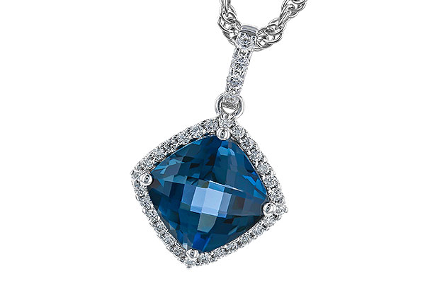 A328-58768: NECK 1.09 LONDON BLUE TOPAZ 1.20 TGW