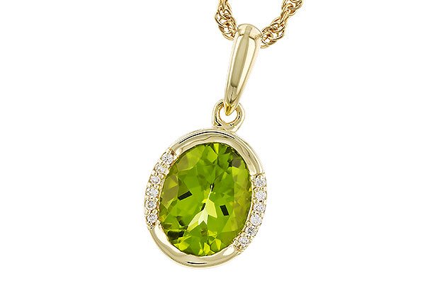 A328-58795: NECKLACE 1.72 TW PERIDOT 1.75 TGW (9x7 PER)