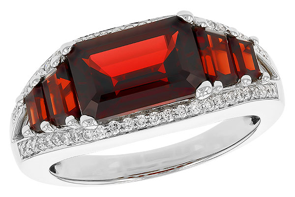 A328-59677: LDS RG 4.20 TW GARNET 4.45 TGW