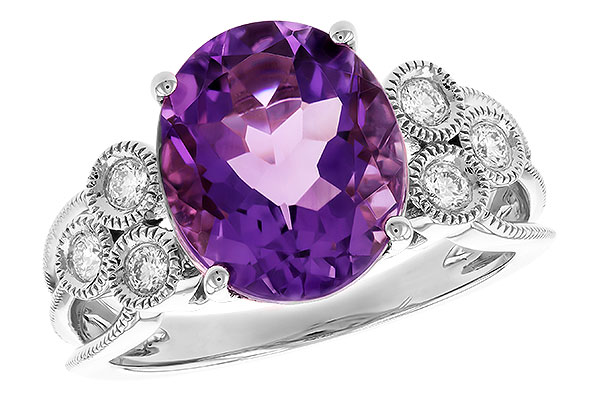 A328-59695: LDS RG 3.90 AMETHYST 4.16 TW (12x10 AMY)