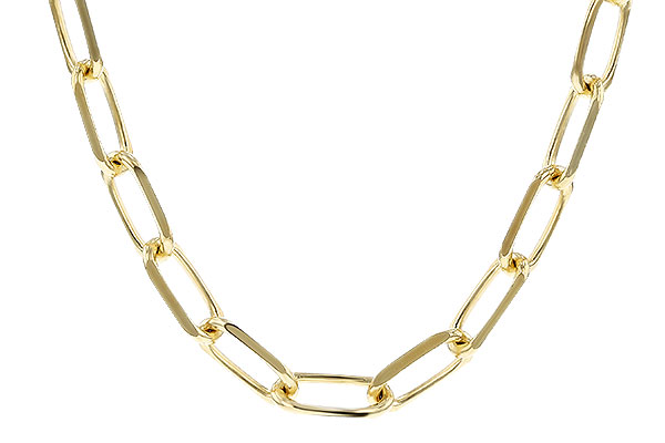 A328-60604: PAPERCLIP MD (18IN, 3.10MM, 14KT, LOBSTER CLASP)