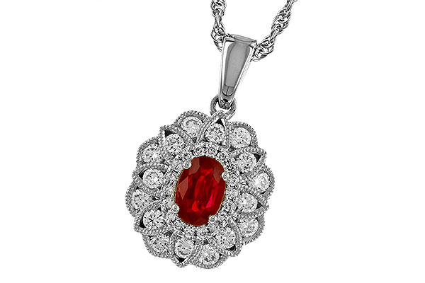 A328-62395: NECK .55 RUBY TW 1.07 TGW (6x4MM RUBY)