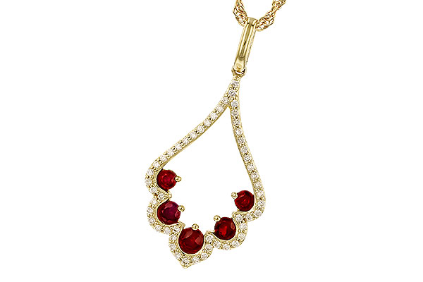 A328-63322: NECK .34 RUBY .53 TGW