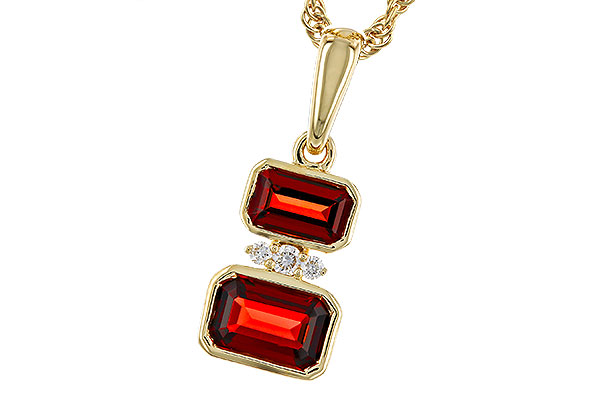 A329-47877: NECK .98 TW GARNET 1.01 TGW