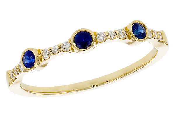 A329-48768: LDS WED RG .16 SAPPHIRE .25 TGW