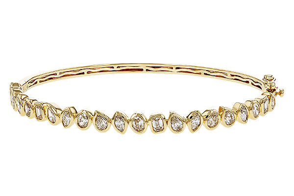 A329-53322: BANGLE 1.65 TW FANCY CUT DIAS