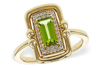 A329-54195: LDS RG .72 PERIDOT .84 TGW (8x4MM PER)