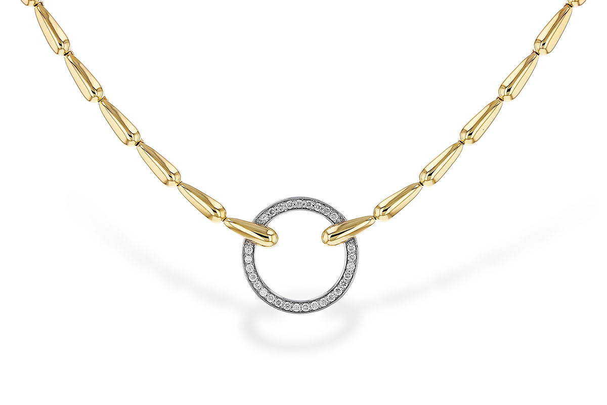 A329-54222: NECKLACE .33 TW (17")