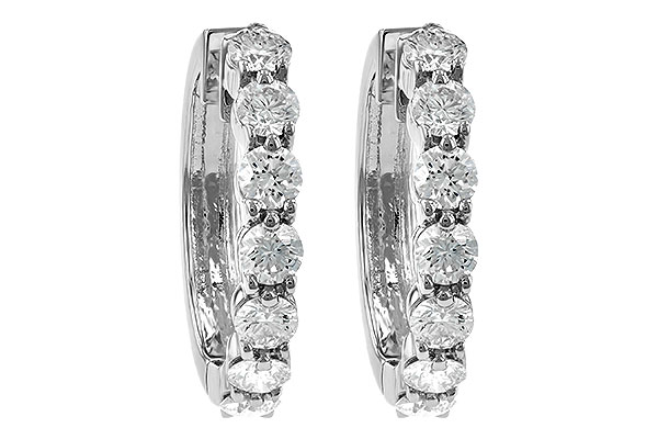 B055-85104: EARRINGS 2 CT TW