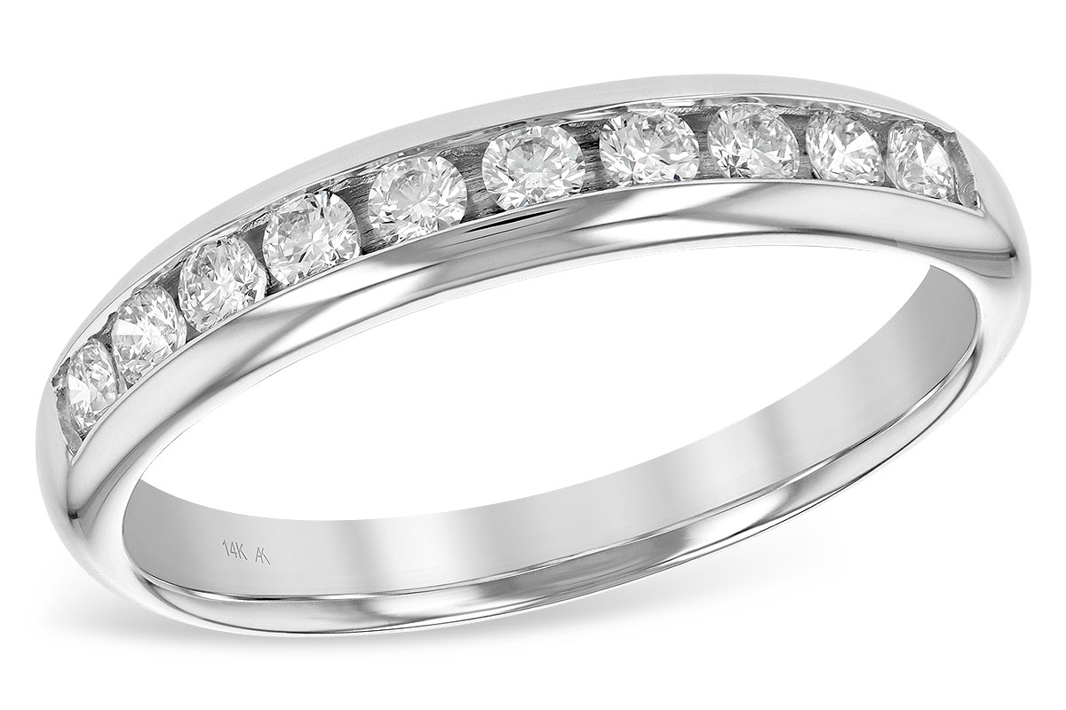 B147-69704: LDS WED RG .32 TW (10 STONES)