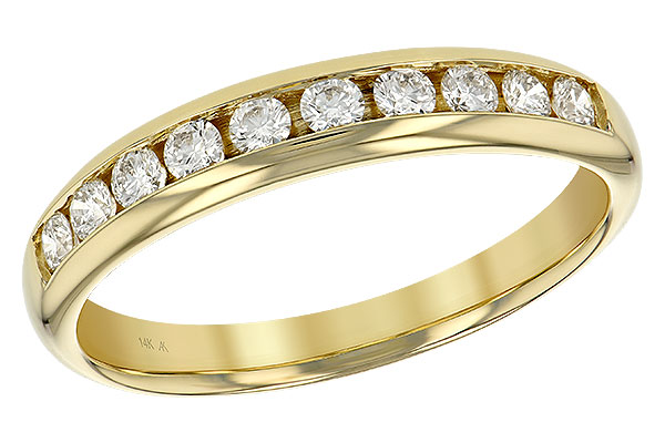 B147-69704: LDS WED RG .32 TW (10 STONES)