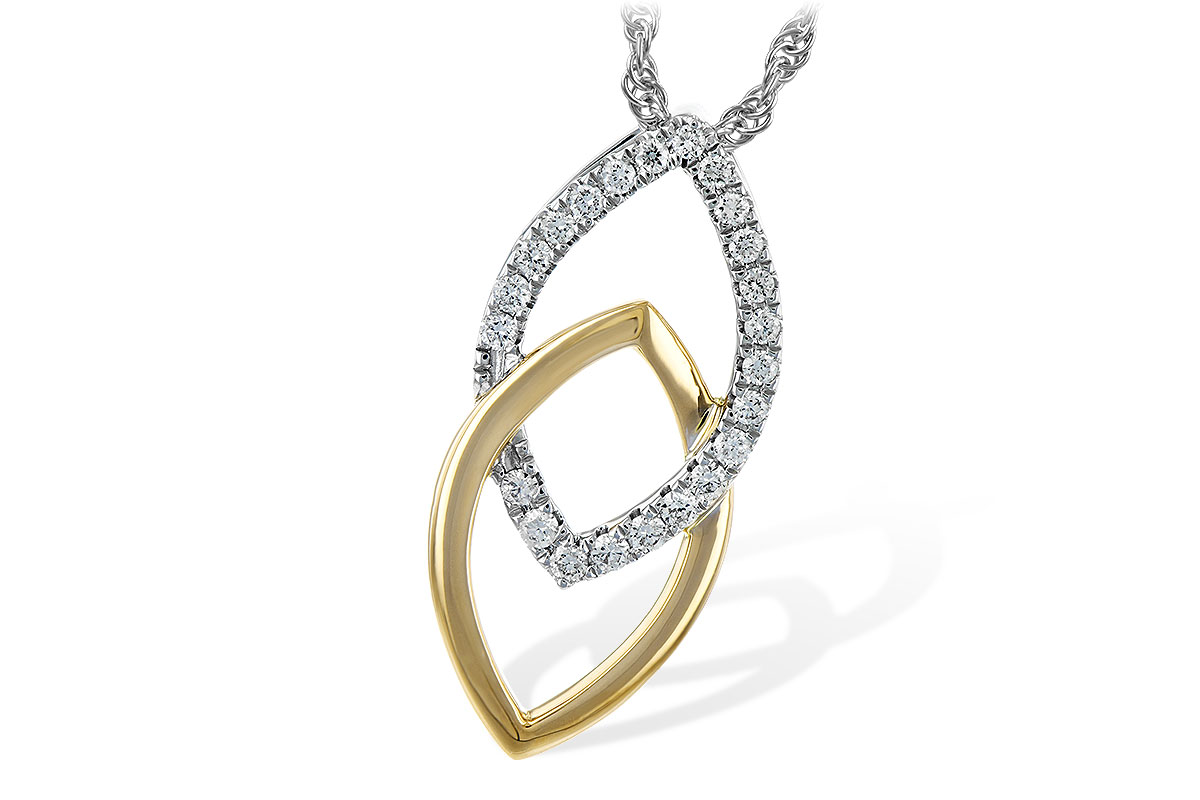 B244-07895: NECKLACE .20 TW