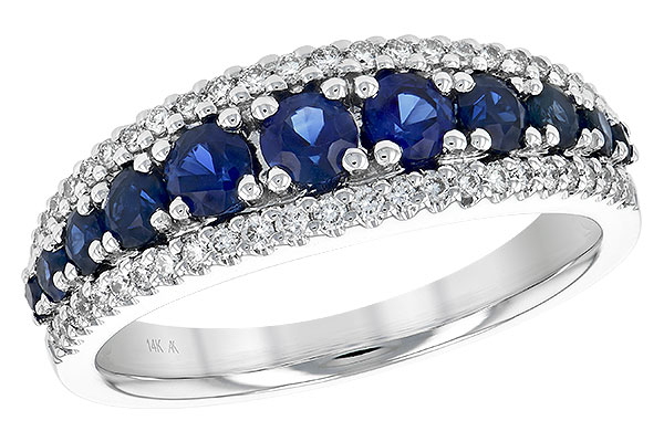 B244-08768: LDS WED RG .93 TW SAPP 1.16 TGW