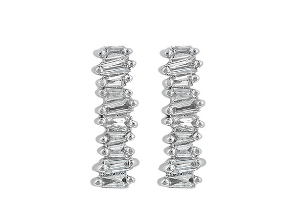 B244-95177: EARR .21 TW BAGUETTES