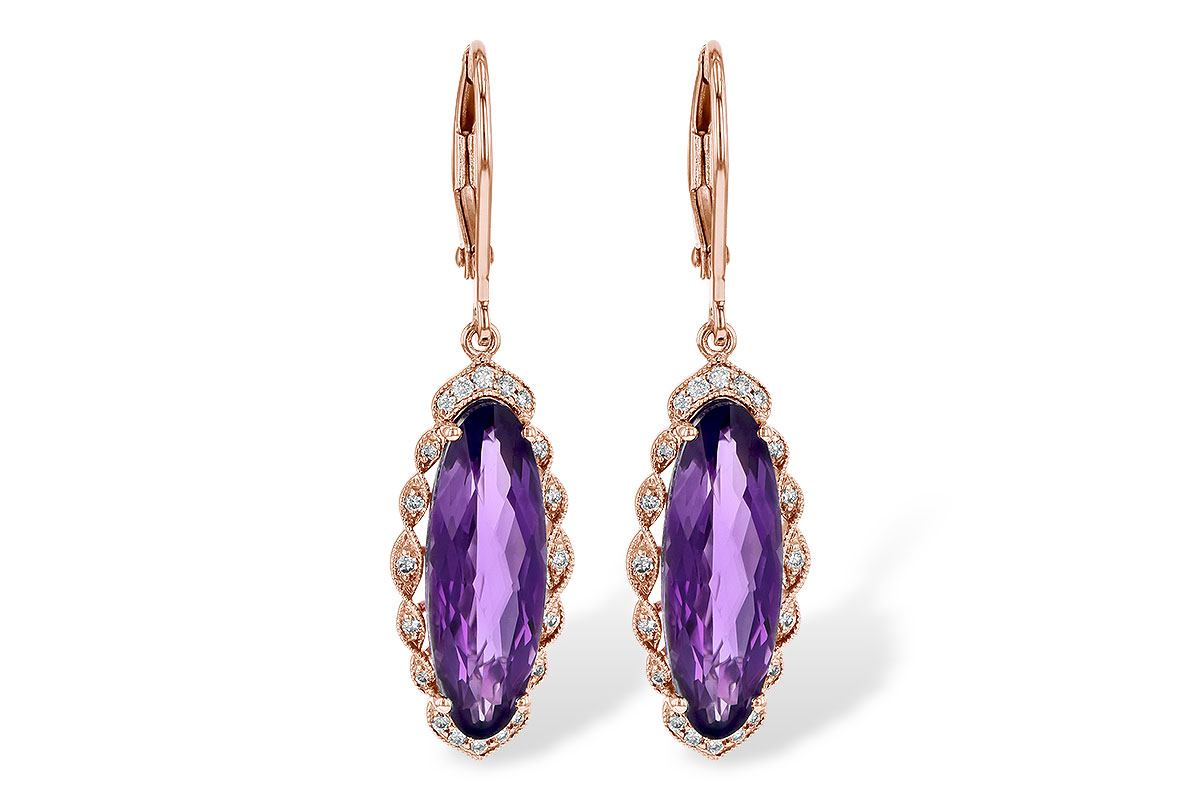 B244-98731: EARR 4.75 AMETHYST 4.90 TGW