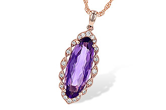 B244-98740: NECK 3.60 AMETHYST 3.74 TGW