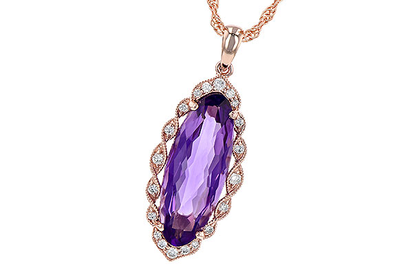 B244-98740: NECK 3.60 AMETHYST 3.74 TGW