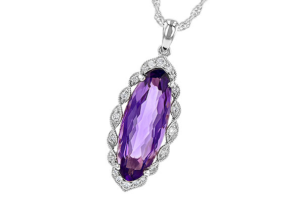 B244-98740: NECK 3.60 AMETHYST 3.74 TGW