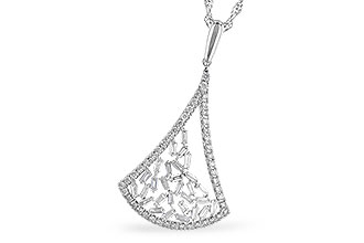 B327-69668: NECKLACE .50 TW