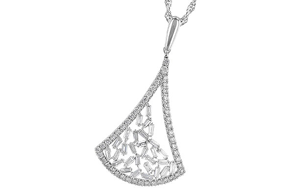 B327-69668: NECKLACE .50 TW