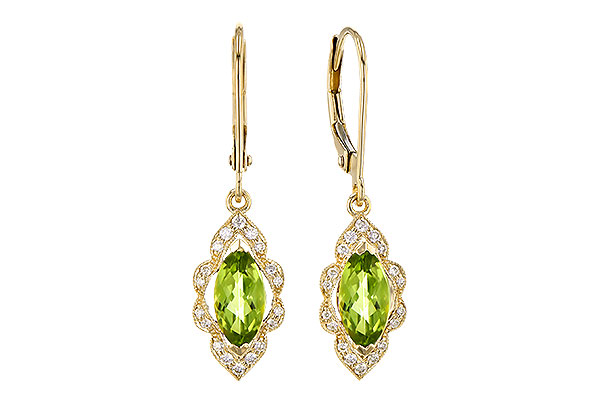 B327-70613: EARR 1.25 PERIDOT 1.40 TGW