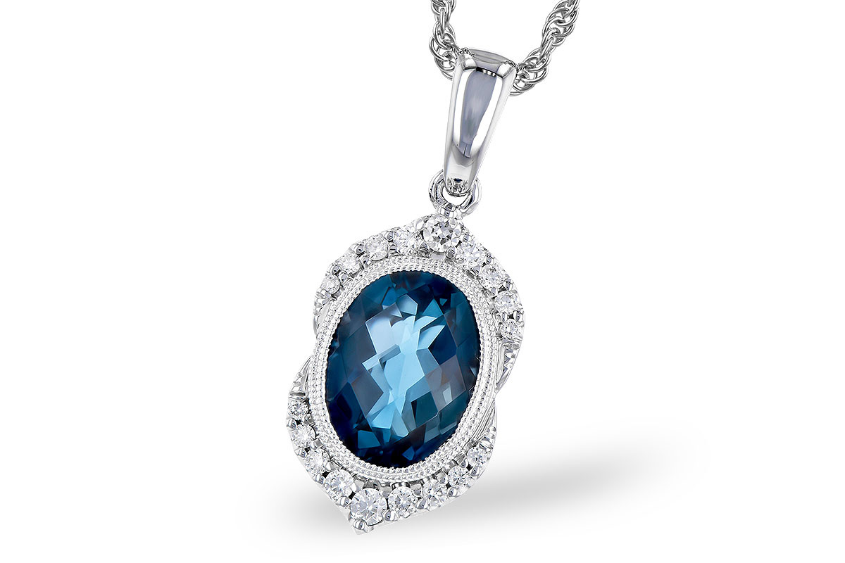 B327-72431: NECK 1.96 LONDON BLUE TOPAZ 2.10 TGW