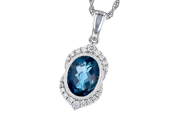 B327-72431: NECK 1.96 LONDON BLUE TOPAZ 2.10 TGW