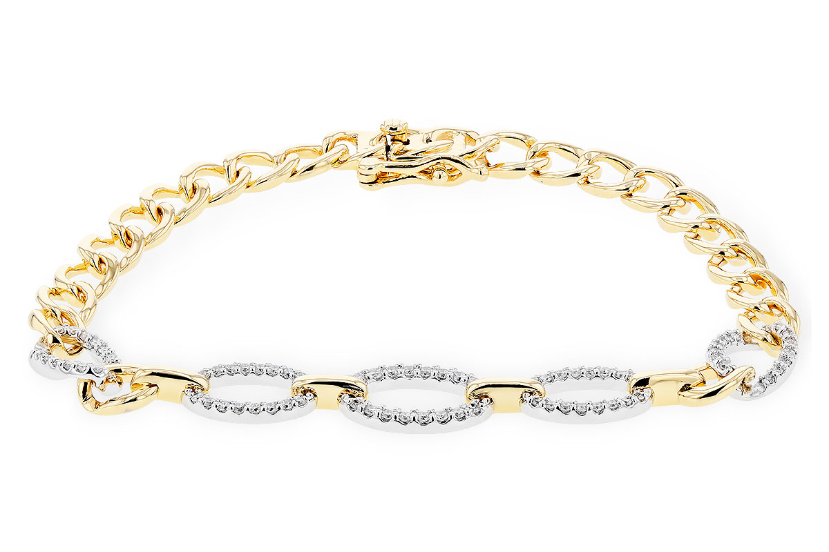 B328-56949: BRACELET .75 TW (INCLUDES BAR LINKS)