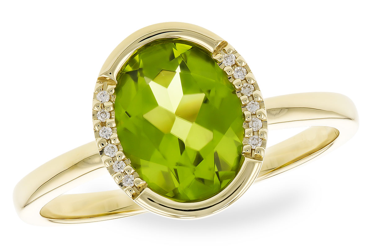 B328-58795: LDS RG 1.72 TW PERIDOT 1.75 TGW (9x7 PER)