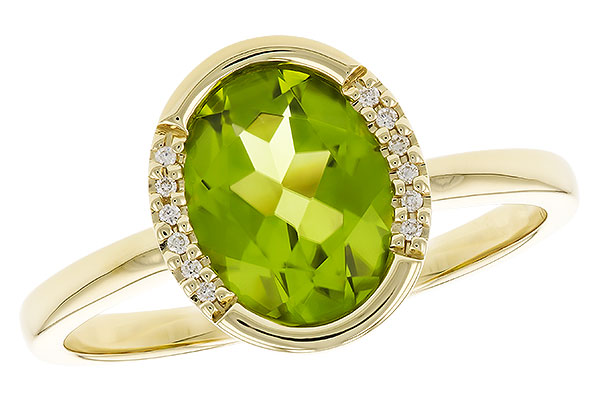 B328-58795: LDS RG 1.72 TW PERIDOT 1.75 TGW (9x7 PER)