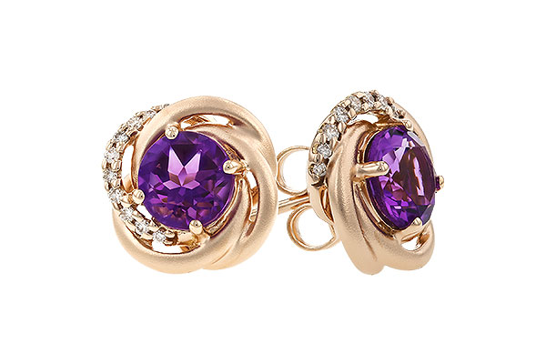 B328-58813: EARR 1.35 TW AMETHYST 1.44 TGW