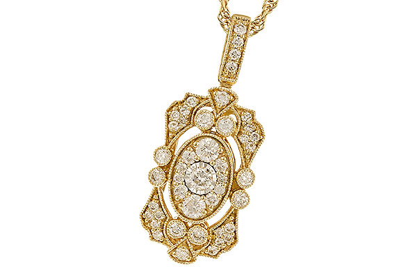 B328-59649: M327-69676 NECK IN ALL Y/G .50 TW