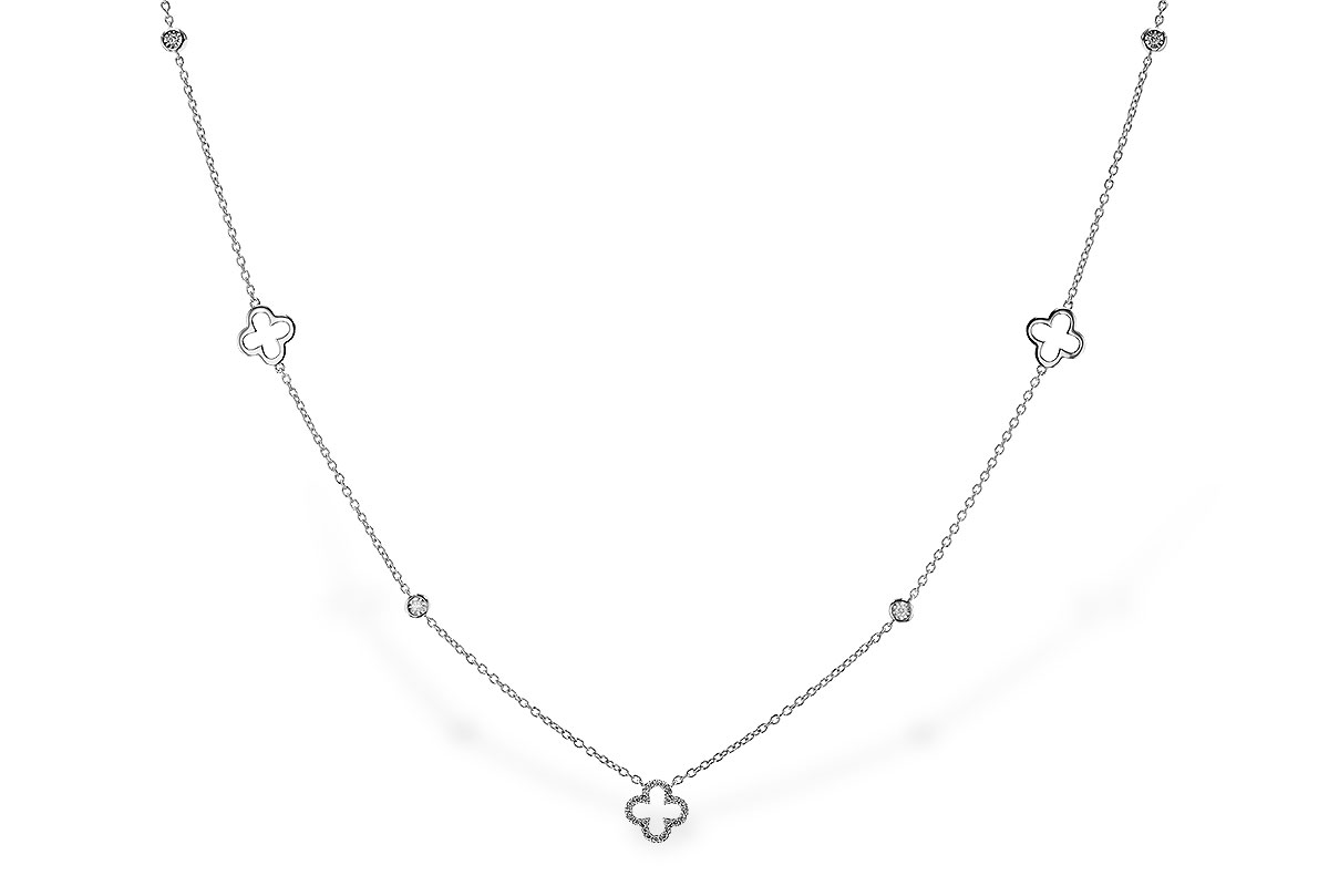 B329-47868: NECKLACE .20 TW (18")