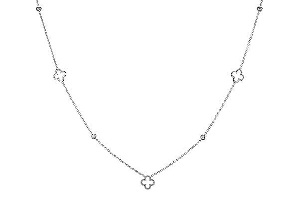 B329-47868: NECKLACE .20 TW (18")