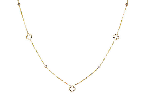 B329-47868: NECKLACE .20 TW (18")